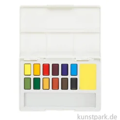 Faber-Castell Aquarellfarben Kasten mit 12 Näpfchen