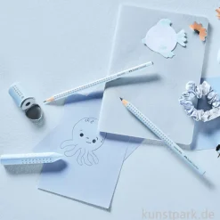 Faber-Castell GRIP 2001 Radierer, Sky Blue