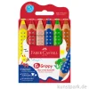 Faber-Castell Grippy Buntstifte für Kinder, 6er Set
