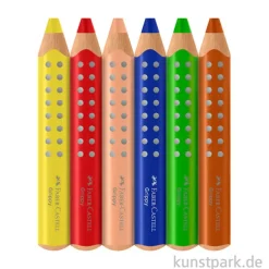 Faber-Castell Grippy Buntstifte für Kinder, 6er Set