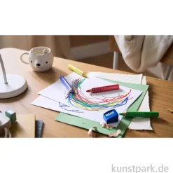Faber-Castell Grippy Buntstifte für Kinder, 10er Set mit Spitzer