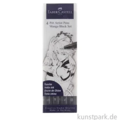 Faber-Castell PITT Artist Pen - 4er-Set MANGA