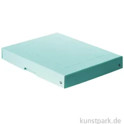 Falken Aufbewahrungsbox - PureBox Pastellgrün, 40 mm, DIN A4