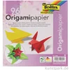 Faltblätter aus Origamipapier, 96 Blatt, 80g - farbig sortiert