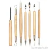 Feinwerkzeug Set Nr. 1, 7 teilig mit Holzgriffen