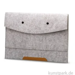 Filztasche mit Druckknopfverschluss 25x35 cm
