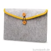 Filztasche mit Elastikbandverschluss 25x35 cm