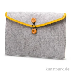Filztasche mit Elastikbandverschluss 25x35 cm