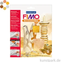 FIMO Blattmetall, 10 Blatt, 14x14 cm