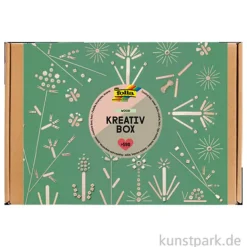folia Kreativ Box - Holz Bastelset, Natur, über 590 Teile