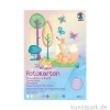 Fotokarton DIN A4, Pastellfarben,10 Blatt, 300g