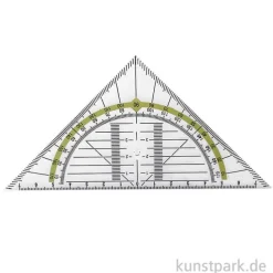 Geodreieck Kunststoff ohne Griff, 14 cm