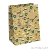 Geschenktasche Forest, Kraft, 21,5 x 10,2 x 25,3 cm