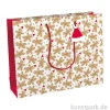 Geschenktasche Lebkuchen, Kraft, 37,3 x 11,8 x 27,5 cm