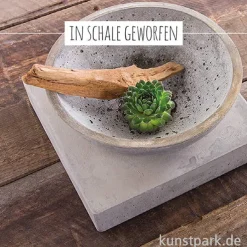 Gießform - Quadrat groß - 25 x 25 cm, Tiefe 4 cm