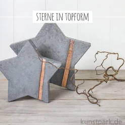 Gießform - Stern mittel - 21,5 x 21,5 cm, Tiefe 4 cm
