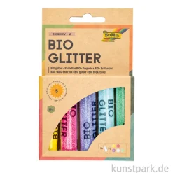 Glitter Mix RAINBOW, Bunt, biologisch abbaubar, 5 x 7g
