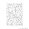 Glitzer Sticker - Arabesken Aufkleber, Silber, 67 Stück