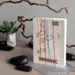 Good old friends - Konfirmationskarte, Fisch