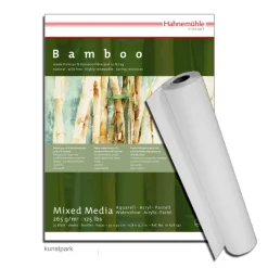 Hahnemühle BAMBOO-Mixed-Media - 265g, 1,25 x 10 Meter Rolle