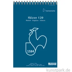 Hahnemühle SKIZZE 120, Skizzenblock , 50 Blatt, Spiral