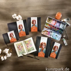 Hahnemühle Watercolour Book Deckle Edge, matt, 30 Blatt, 250g