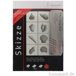 Hahnemühle Zeichenset - Skizzenblock DIN A3 (100 Blatt) + 6 Bleistifte