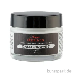 HERBIN Kalligraphie Tinte Pigmentiert, Weiß, 40 ml