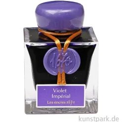 HERBIN Luxus Schreibtinte 1670 mit Goldschimmer - Violet, 50 ml