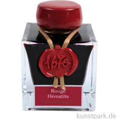 HERBIN Luxus Schreibtinte 1670 mit Goldschimmer - Hematitrot, 50 ml
