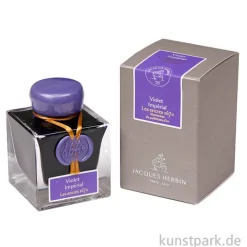HERBIN Luxus Schreibtinte 1670 mit Goldschimmer - Violet, 50 ml