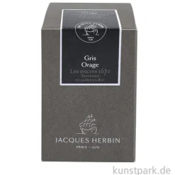 HERBIN Luxus Schreibtinte 1670 mit Goldschimmer - Sturmgrau, 50 ml