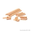 Holzklötzchen Set mit 200 Holzstäbchen in verschiedenen Längen, 600g