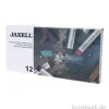 JAXELL Pastellkreide, 12 dunkle Farben im Kartonetui
