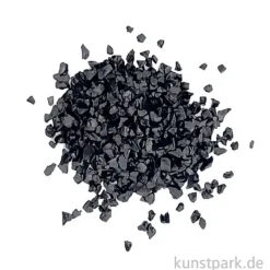 Jesmonite Glas Chips zum Eingießen, Schwarz, 30g