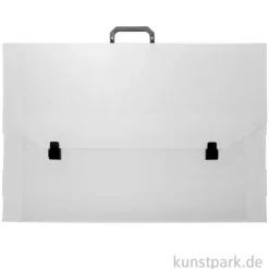 Künstler Transportmappe transparent, Größe 48 x 69 cm