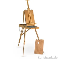 Kofferstaffelei aus Ulmenholz mit vielen Funktionen