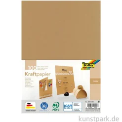 Kraftpapier DIN A4, 100 Blatt, 120g/m²