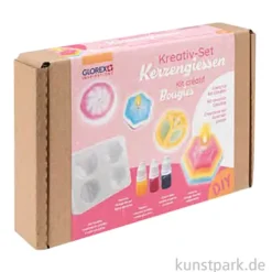 Kreativ-Set Kerzengießen mit 4 Motiven, Farben + Zubehör