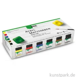 KREUL Acryl Mattfarbe Basis Set - 6 x 20 ml