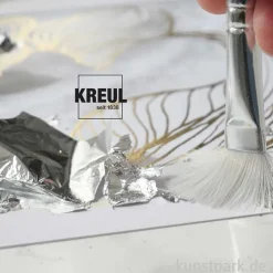 KREUL Blattmetall - Silber, 140 x 140 mm, 6 Blatt
