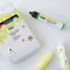 KREUL Candle Pen - Basic Set mit 4 Kerzenstiften