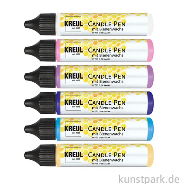 KREUL Candle Pen - Hello Baby Set mit 6 Kerzenstiften