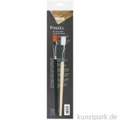 KREUL Pinsel zum Vergolden mit Blattmetall, 2er Set