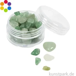 Kristallperlen, Durchmesser 7-12 mm, Lochgröße 1 mm, 63 Stück