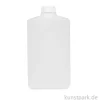 Leerdose aus Kunststoff - eckig transparent