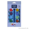 Lefranc & Bourgeois Tempera Farbkasten mit 12 Deckfarben + Pinsel