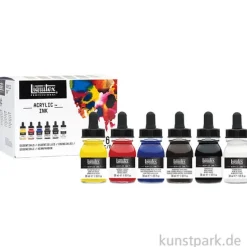 Liquitex Professional ACRYLIC INK Set Basisfarben mit 6 x 30 ml
