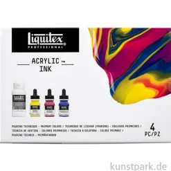 Liquitex Professional ACRYLIC INK Technik Set mit 3 Primärfarben 30 ml