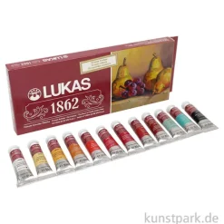 Lukas 1862 Ölfarben Set mit neuen Farben, Limited Edition, 12 x 10 ml